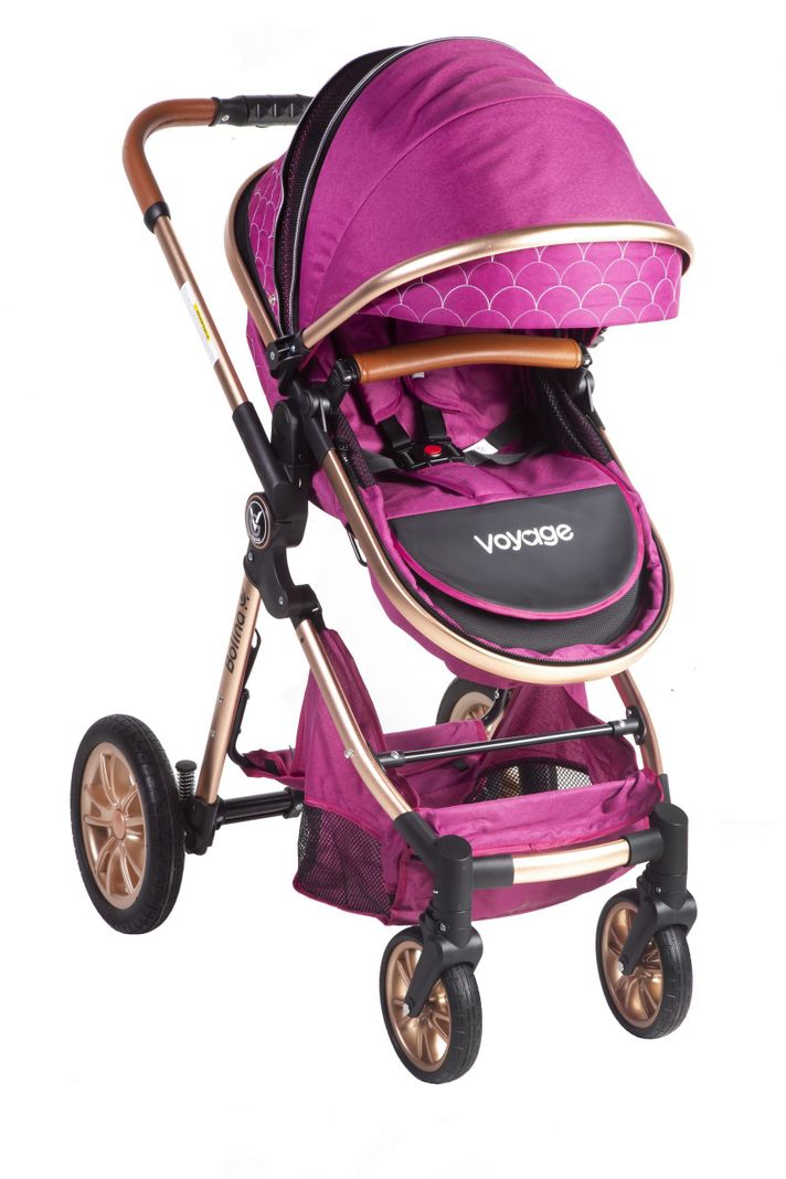 Coche Travel System Bolina Fucsia-3
