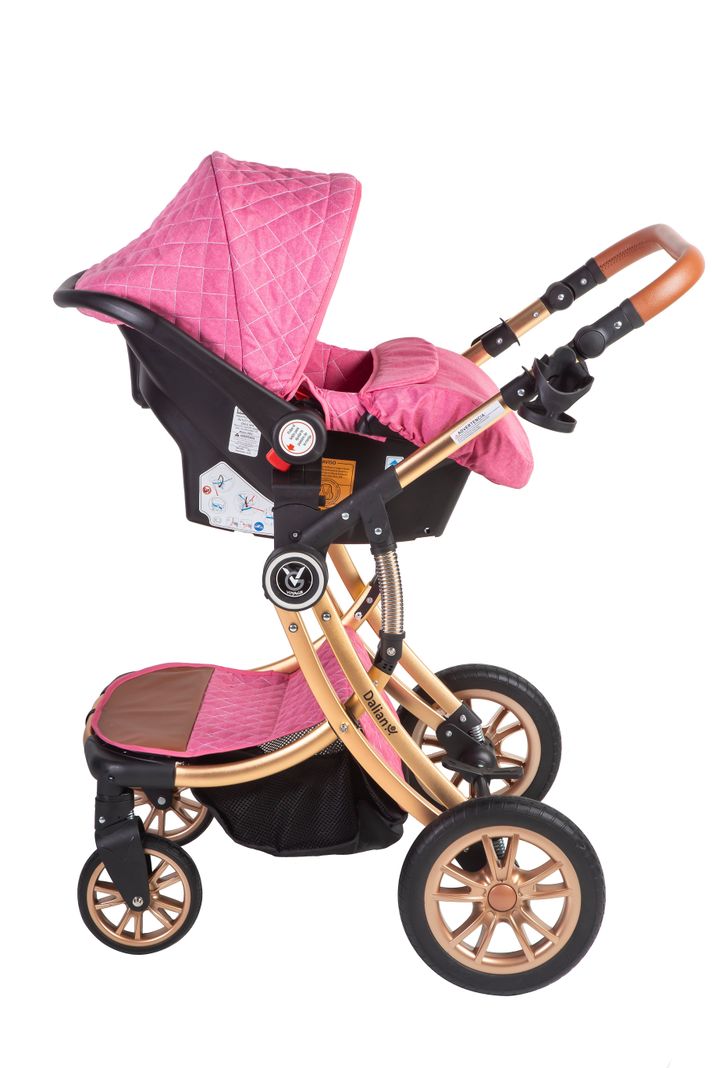 Coche Travel System Dalian Pink-3