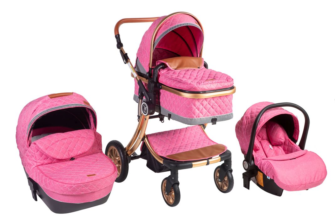 Coche Travel System Dalian Pink-2