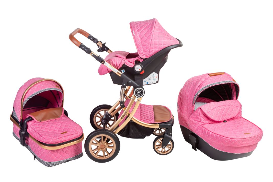Coche Travel System Dalian Pink-1
