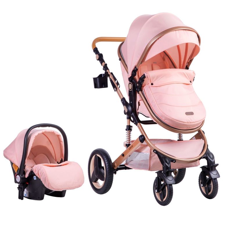 Coche Travel System Liberty Pink-0