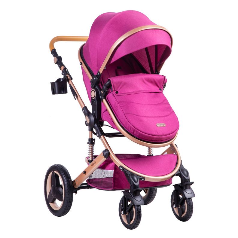Coche Paseo Liberty Fucsia-0