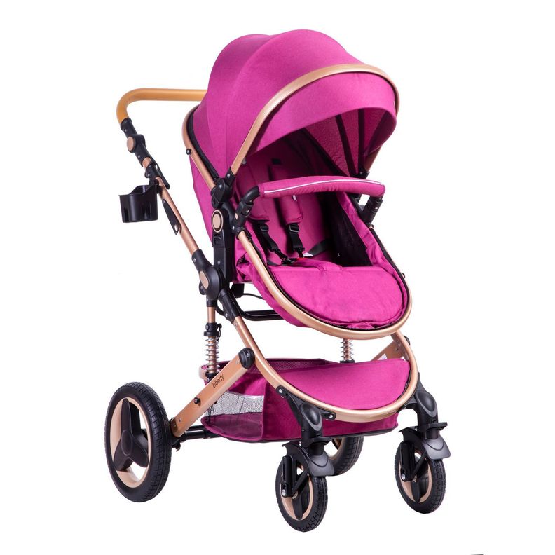 Coche Paseo Liberty Fucsia-1