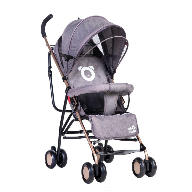 Coche Paragua Oso Grey-0