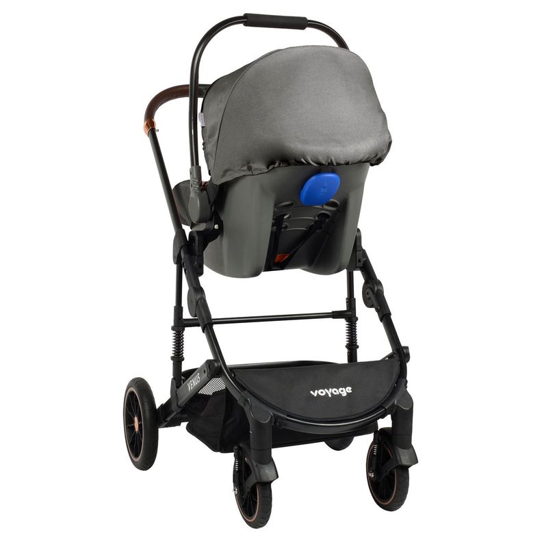Coche Travel System Venus Grey 2 en 1-2