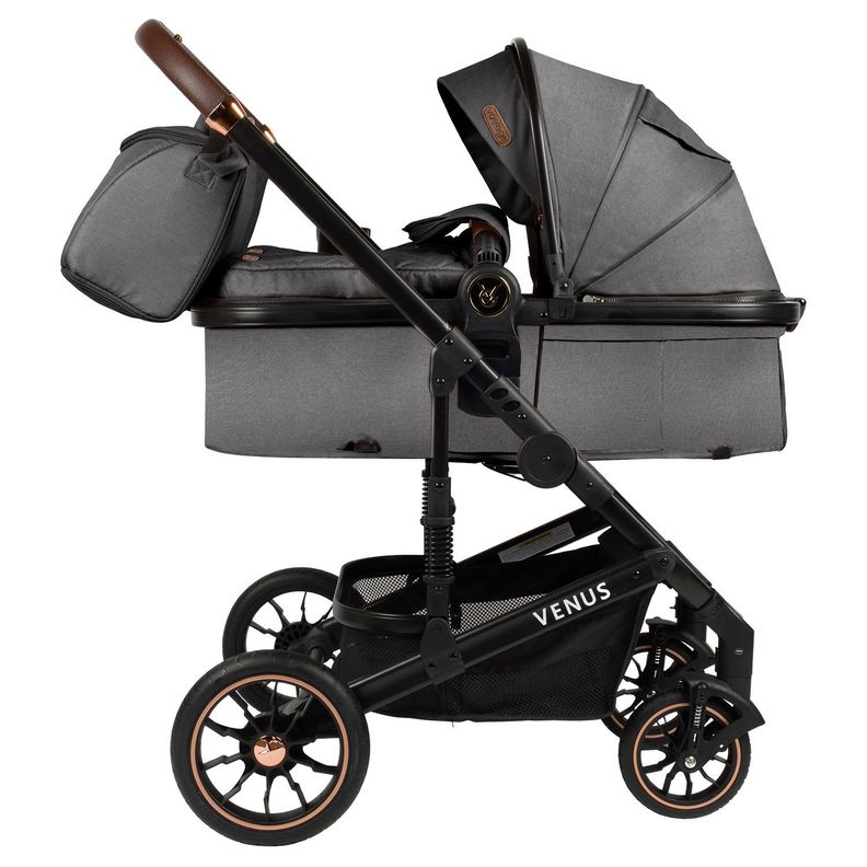 Coche Travel System Venus Grey 2 en 1-3