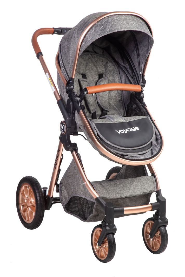 Coche Travel System Bolina Grey Nuevo-2