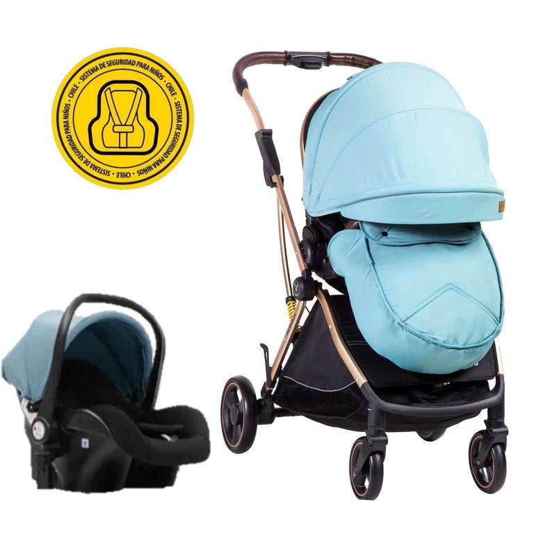Coche Travel System Nebula Blue-0