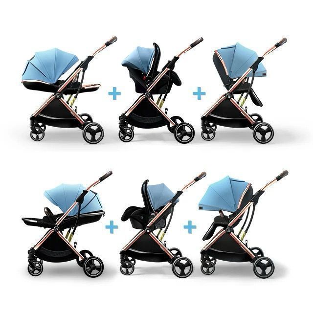 Coche Travel System Nebula Blue-4