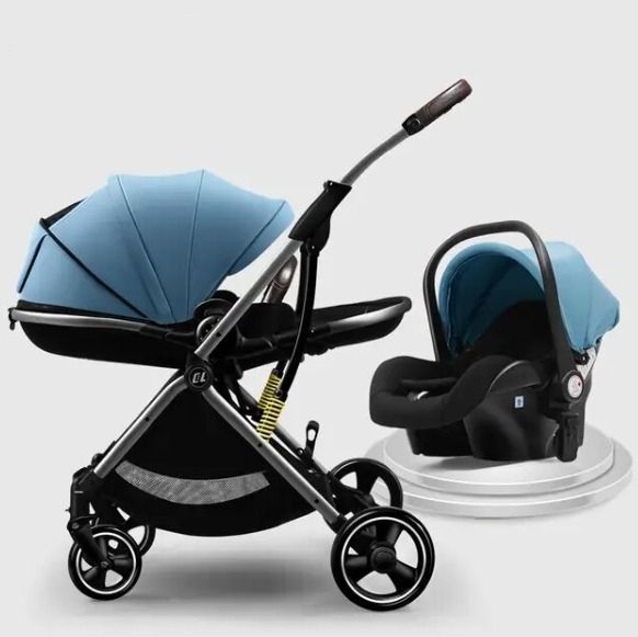 Coche Travel System Nebula Blue-5