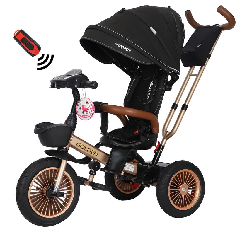 Triciclo para Niños  Voyage Golden Black-2