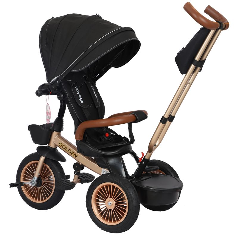 Triciclo para Niños  Voyage Golden Black-3