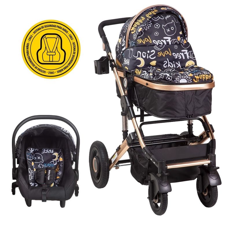 Coche Travel System Seul Grafiti-0