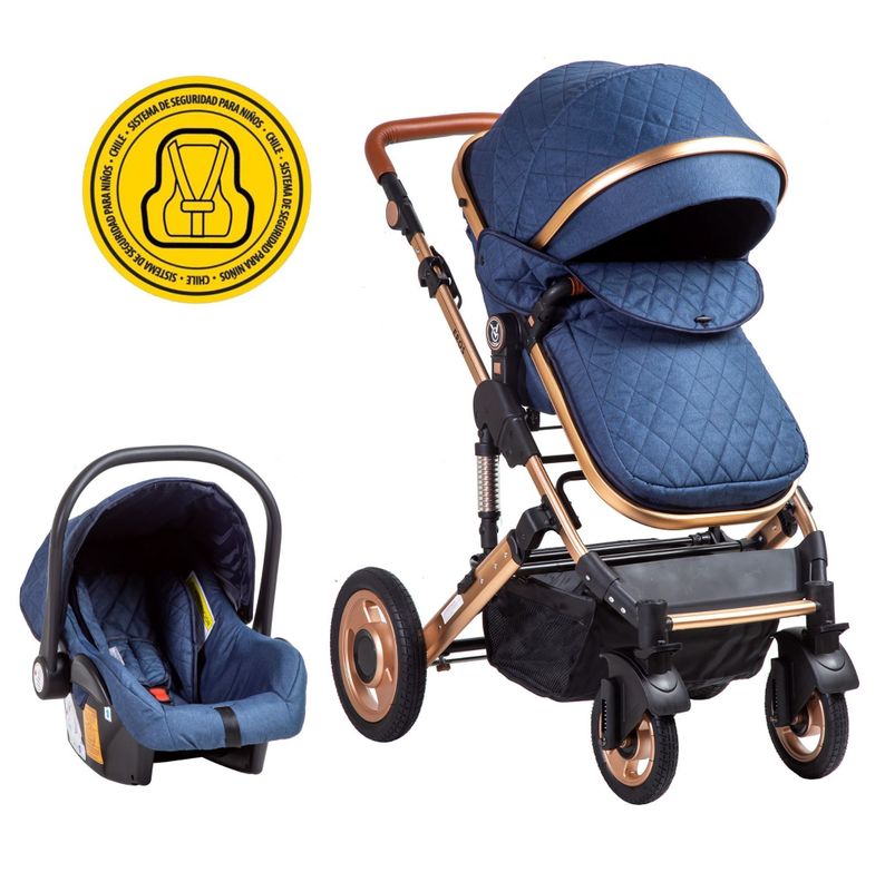 Coche Travel System Eros Navy-0