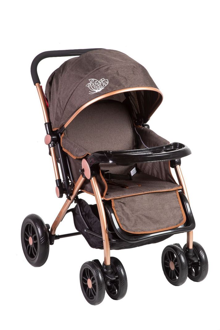 Coche Cuna Con Cambio de Manillar Brown 6009-0