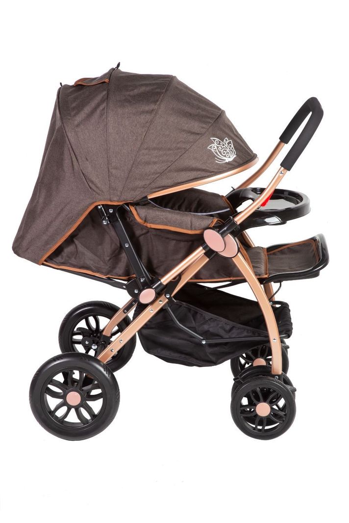 Coche Cuna Con Cambio de Manillar Brown 6009-2