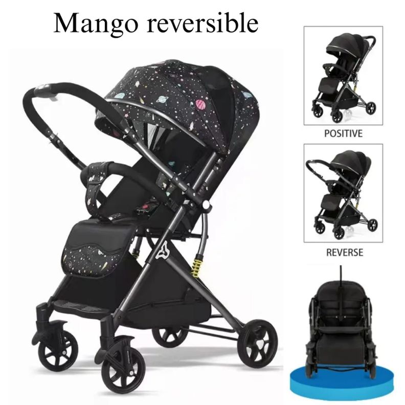 Coche Paseo V6 Galaxi Reversible-2