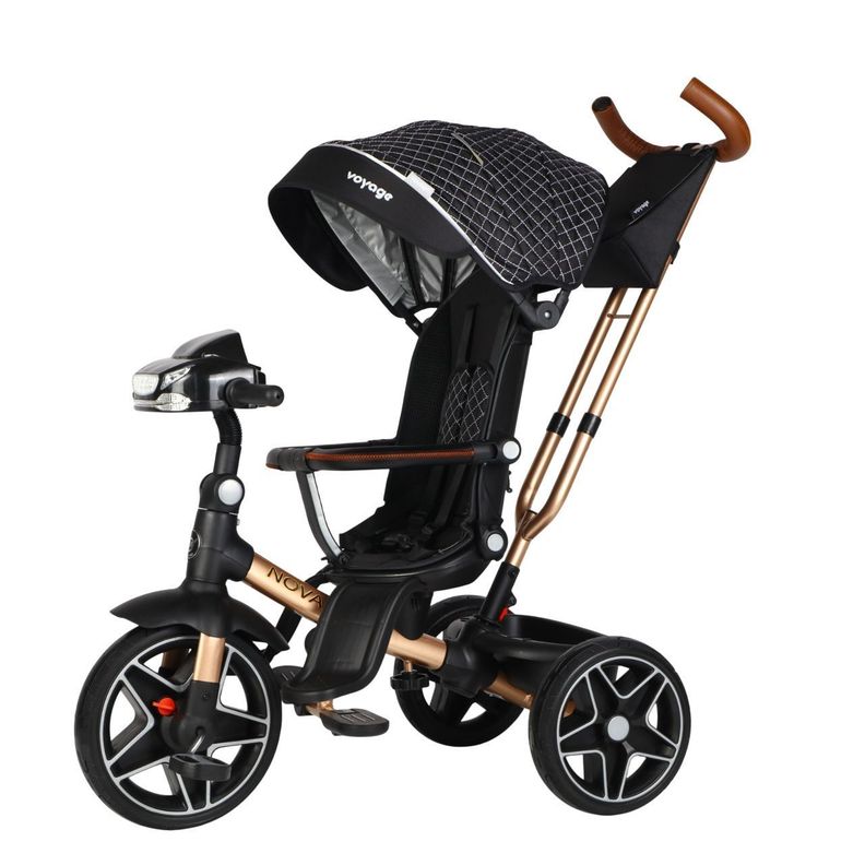 Triciclo Giratorio Nova Black