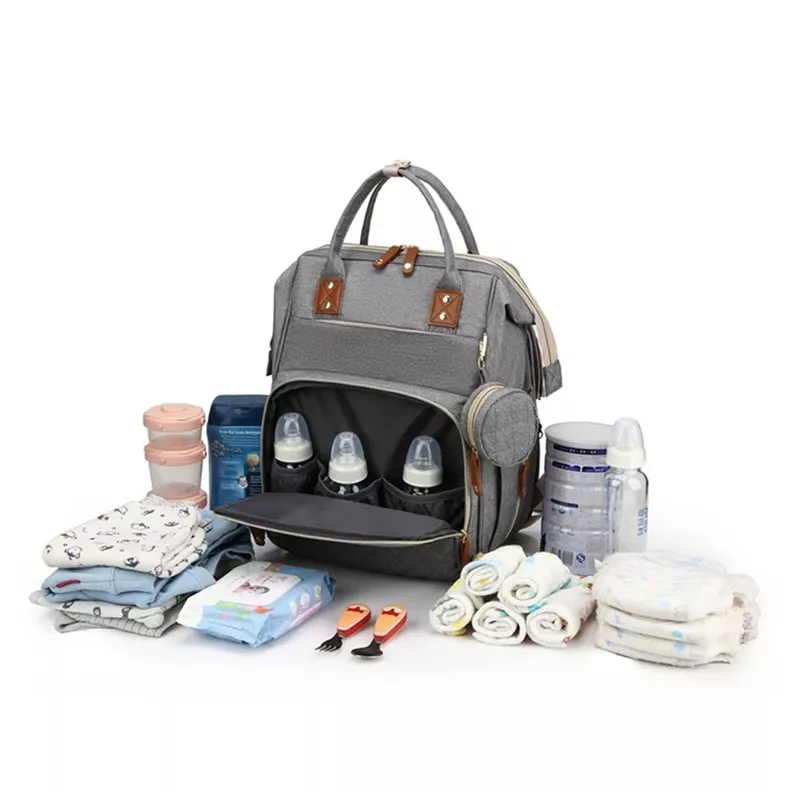 Mochila Pañalera Maternal 3 En 1  VOYAGE  BLUE-5