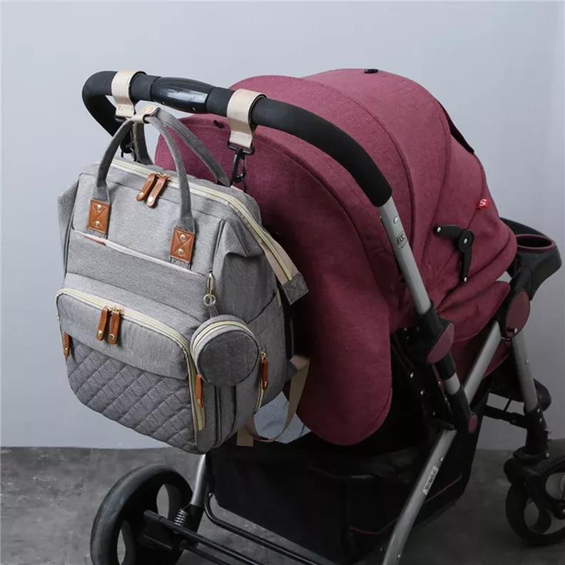 Mochila Pañalera Maternal 3 En 1  VOYAGE  BLUE-4