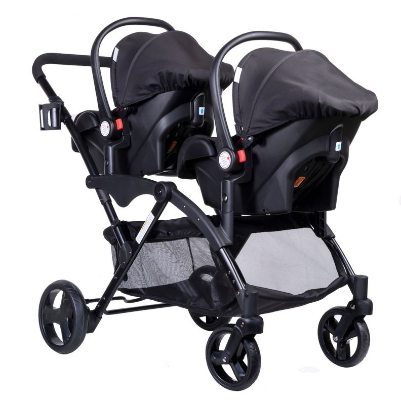 Coche Duo Travel System Géminis Black Voyage | Paris.cl