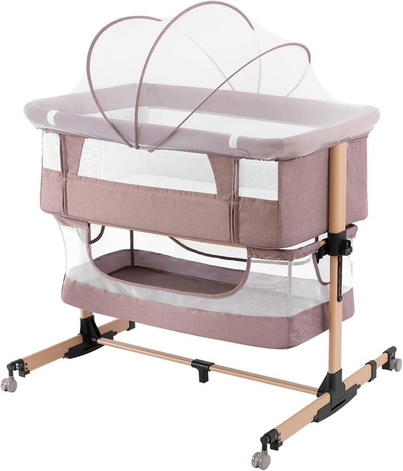 Cuna Colecho SleepSide Kaki-0