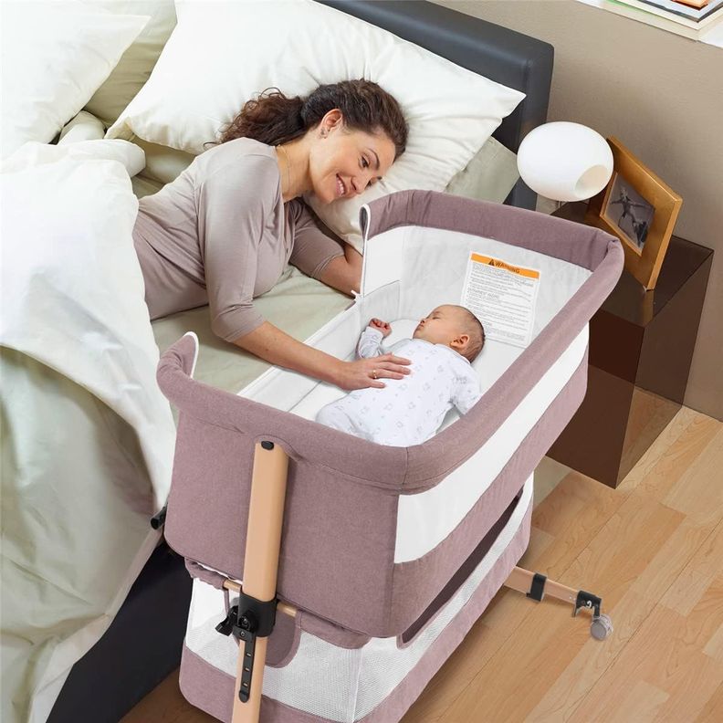 Cuna Colecho SleepSide Kaki-4