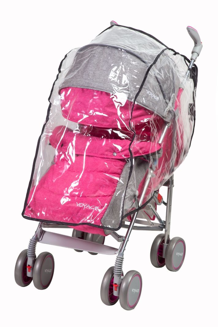 Coche Paseo Hawk + Protector Pink-0