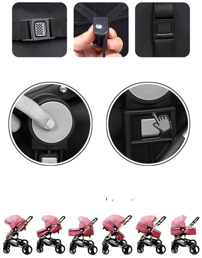 Coche Moises Cynebaby Pink-3