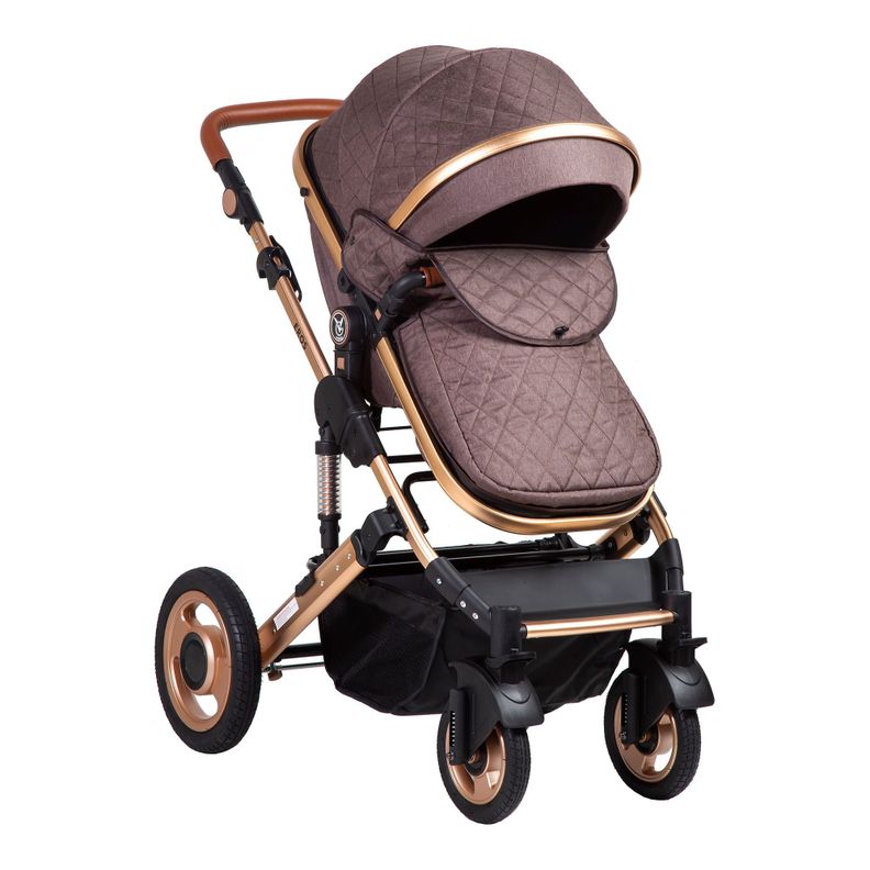 Coche Travel System Eros Brown-1