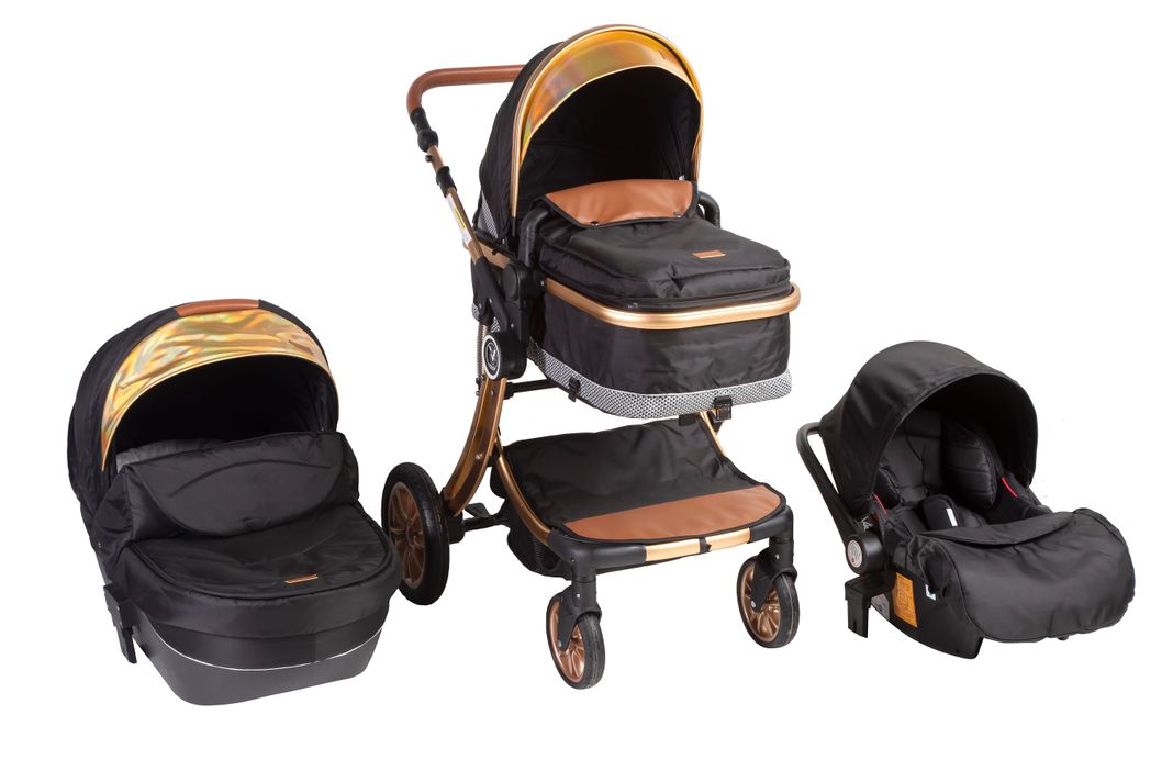 Coche Travel System Dalian Black Grey  -1