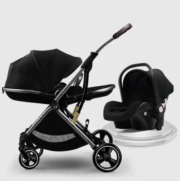 Coche Travel System Nebula Black-4