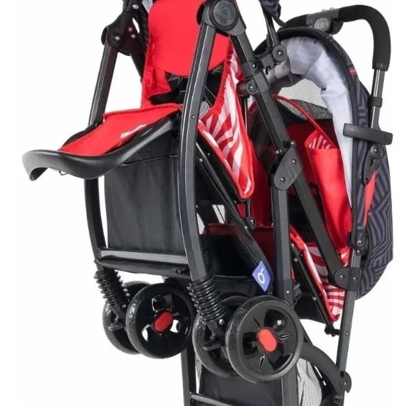 Coche Duo Hermano Mayor y Menor Duplex Red-4