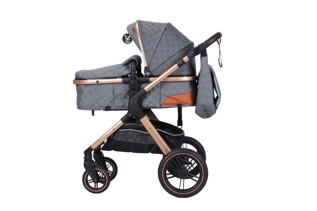 Coche Travel Sytem X1 Grey con Silla Certificada-2