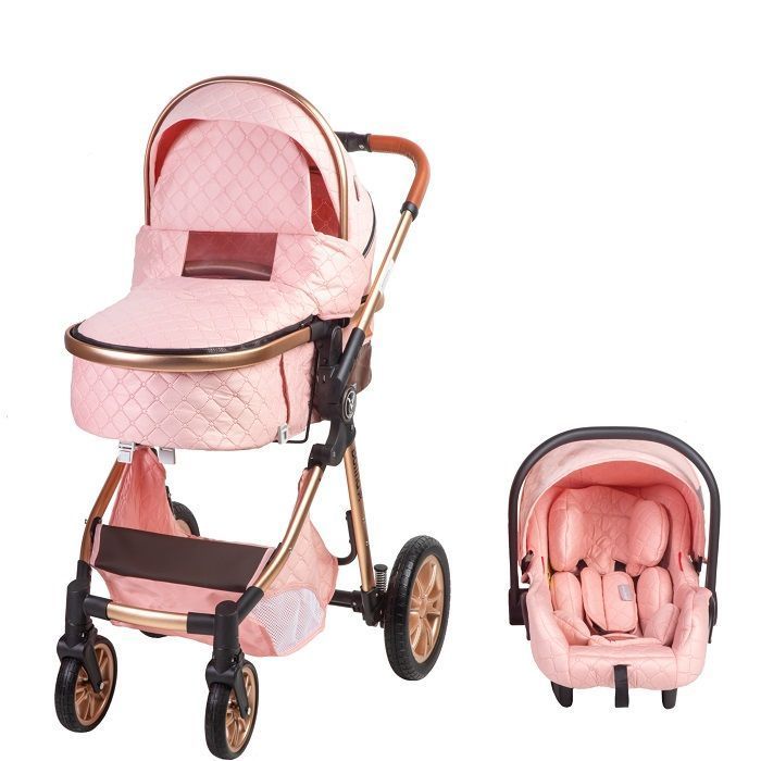 Coche Travel System Bolina Pink-0