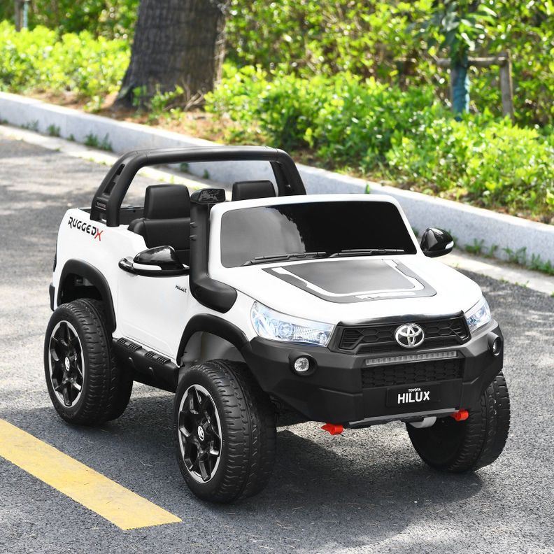 Auto Toyota Hilux Rugged X 12V White-1