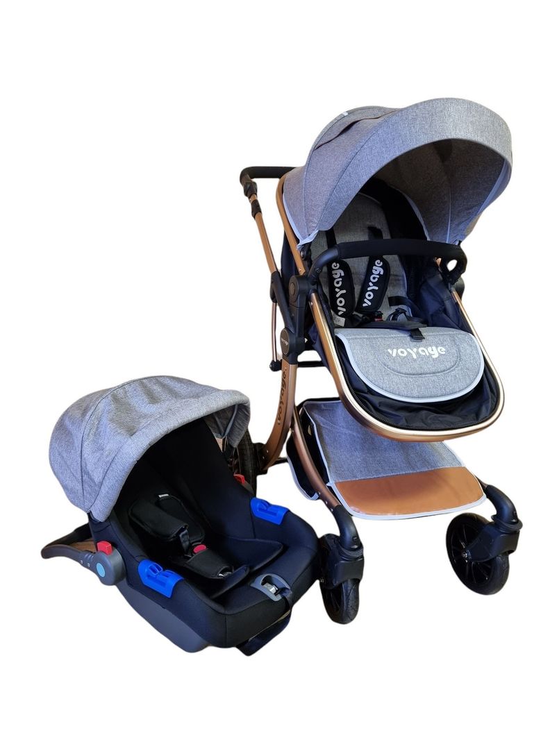 Coche Travel System Genova Grey-5