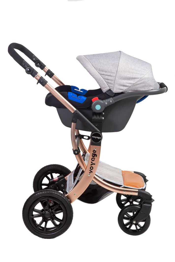 Coche Travel System Genova Grey-1