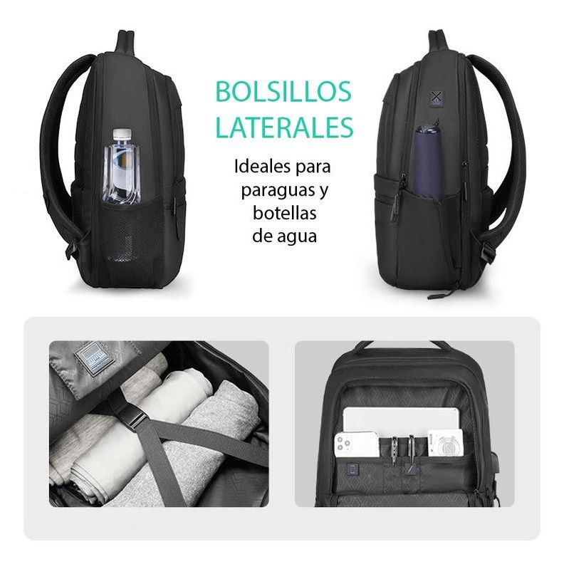 MOCHILA MARK RYDEN STORM+ NEGRO-2