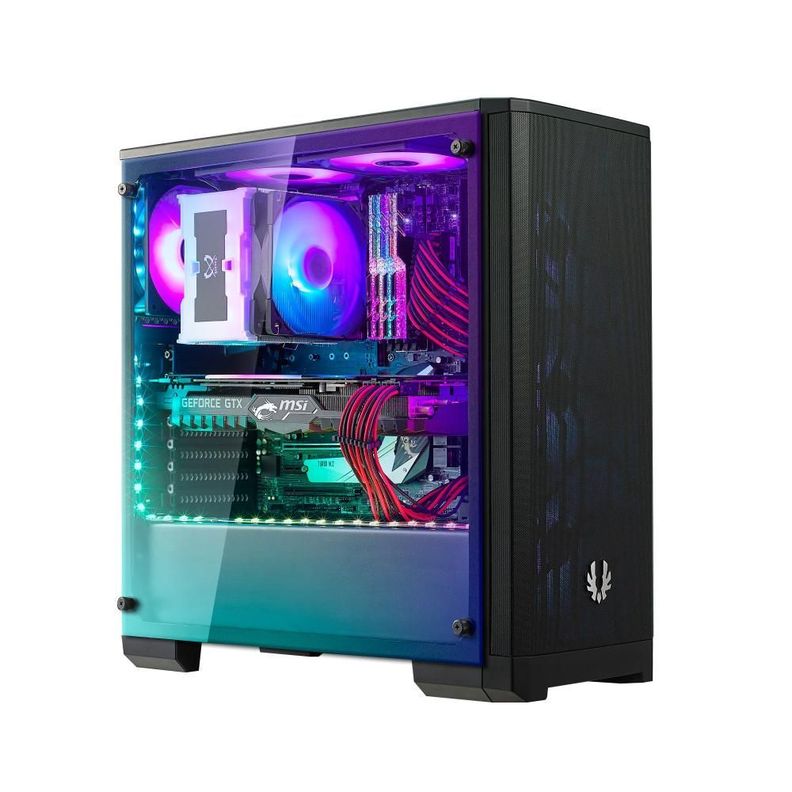 Gabinete BitFenix/ ​​Nova Mesh SE ATX/ 2 Ventiladores / Negro-0
