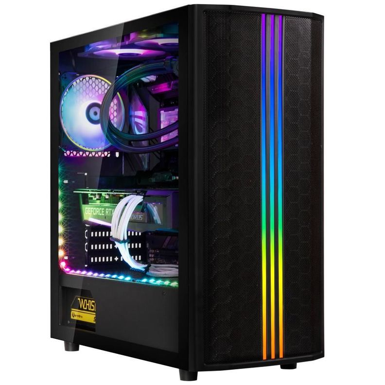 Gabinete BitFenix/ ​​Saber ATX / 3 Ventiladores/ Negro-0