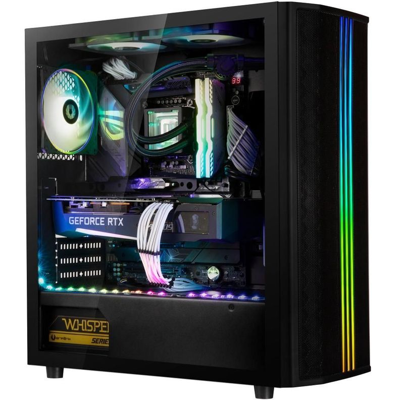 Gabinete BitFenix/ ​​Saber ATX / 3 Ventiladores/ Negro-5