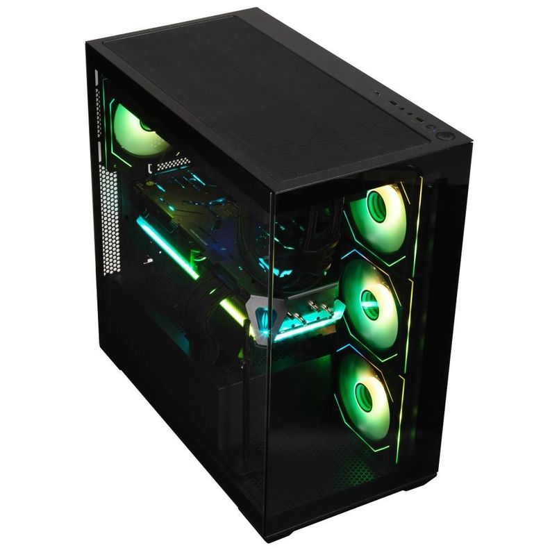 Gabinete BitFenix/ ​​Ceto ATX/ 4 Ventiladores/ Negro-3