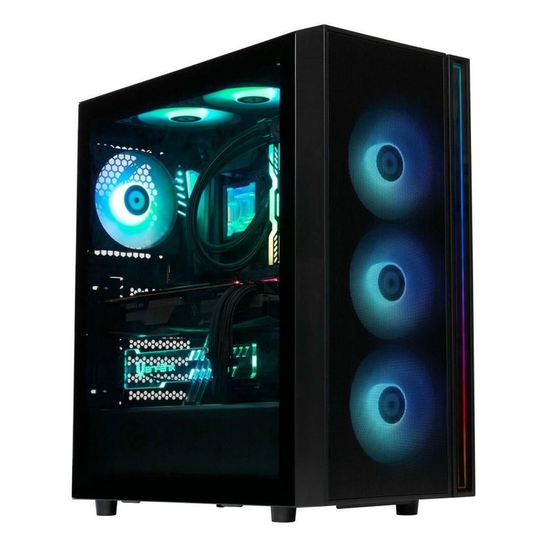 Gabinete BitFenix/ ​​Fan + Fuente de Poder 750w / 4 Ventiladores/ Negro-2