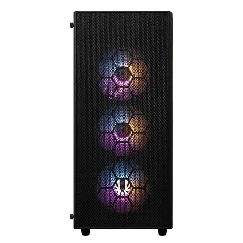 Gabinete BitFenix/ ​​Hades + Fuente de Poder 600W / 4 ventiladores/ Negro-3