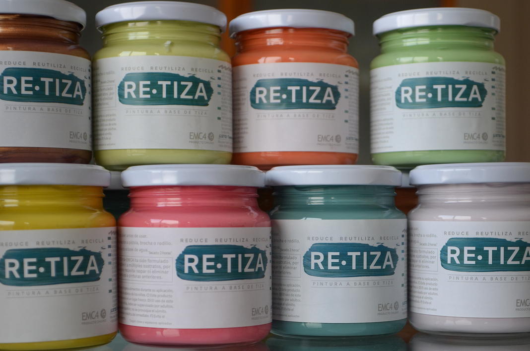 Pintura Vintage/Tizada, color Blanco LINO 1 Kilo, Base Agua Retiza-5