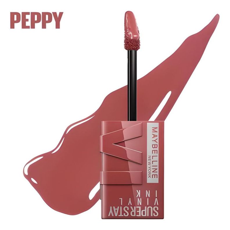 LABIAL MAYBELLINE SUPER STAY VINYL INK PEPPY 115-1