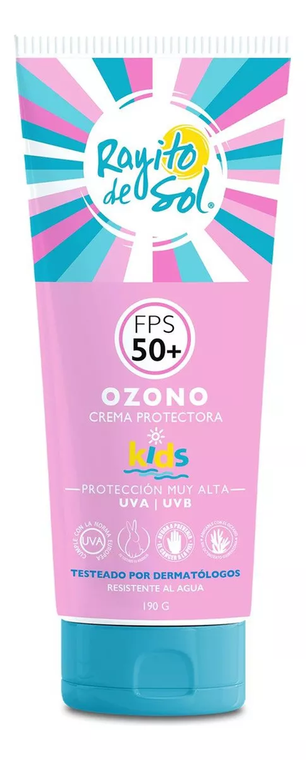 RAYITO DEL SOL  PROTECTOR SOLAR OZONO KIDS 50FPS+-0