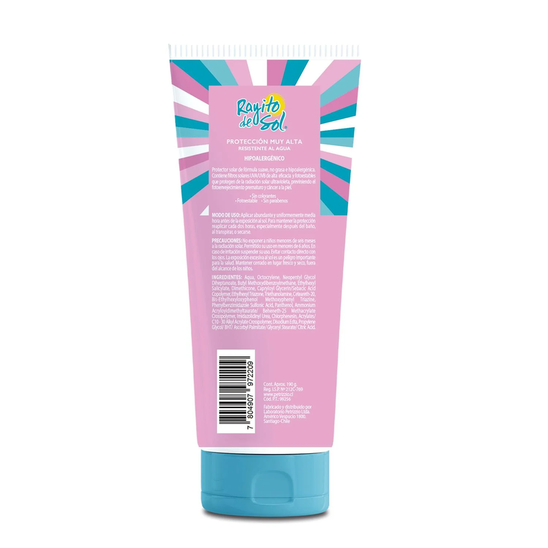 RAYITO DEL SOL  PROTECTOR SOLAR OZONO KIDS 50FPS+-1