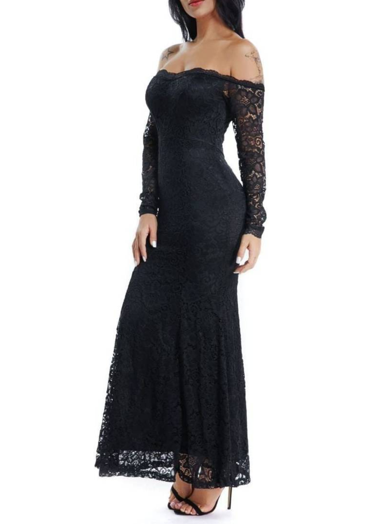 Vestido de encaje S y M-0